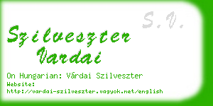 szilveszter vardai business card